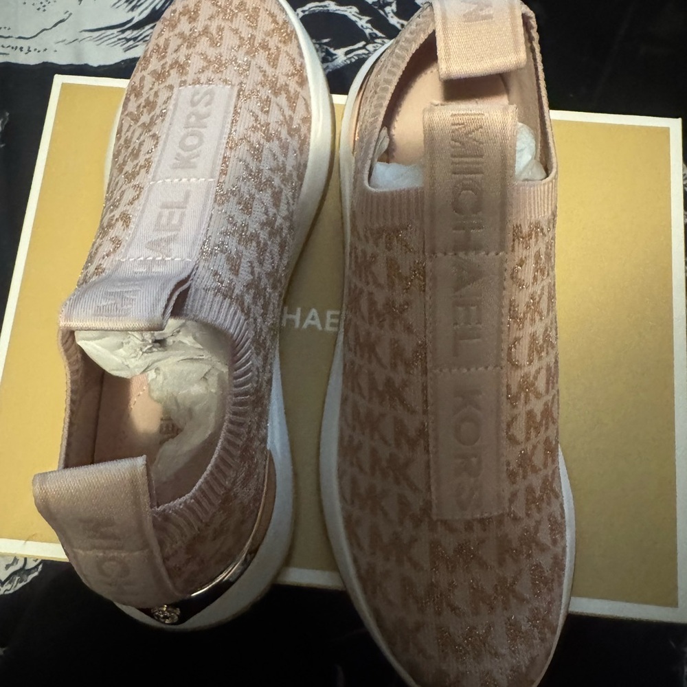 Michael Kors Women's Blush Slip-On Sneakers - Picture 2 of 8